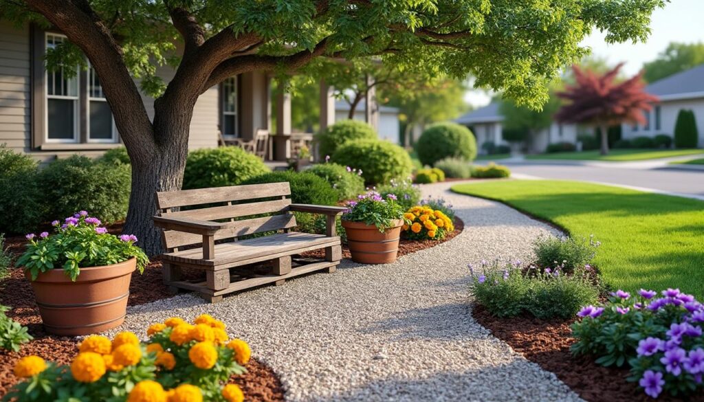 découvrez 10 idées faciles et économiques pour aménager l'extérieur devant votre maison sans vous ruiner. transformez votre espace d'entrée avec des solutions simples et abordables.