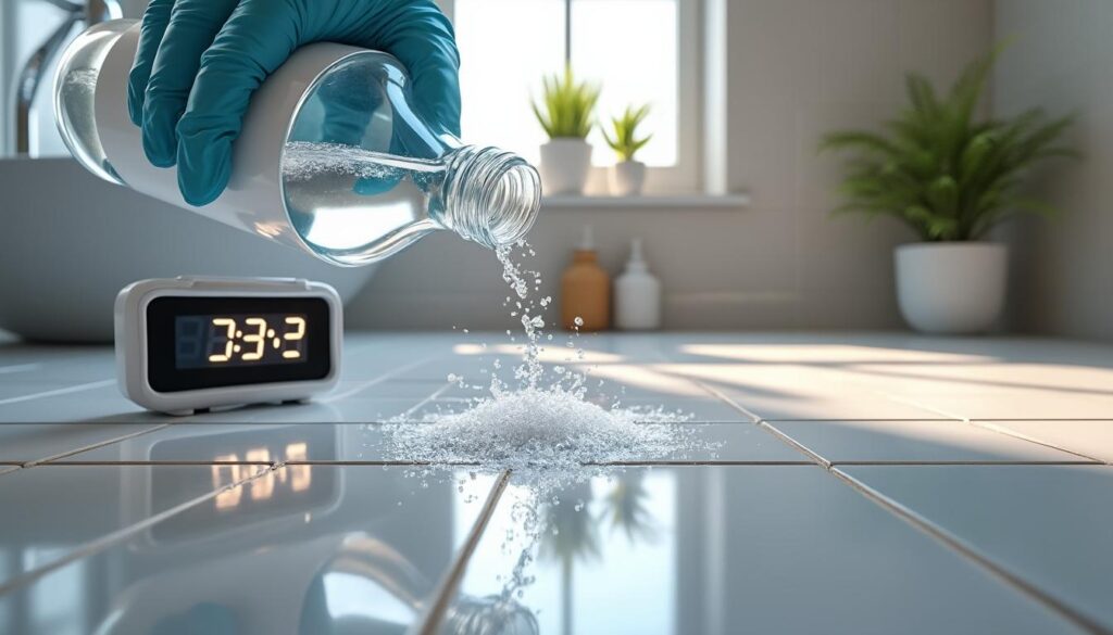 découvrez combien de temps il est recommandé de laisser agir l'acide chlorhydrique sur un carrelage pour un nettoyage efficace et sans risque.