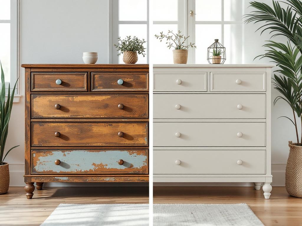 Relooking meuble avant après