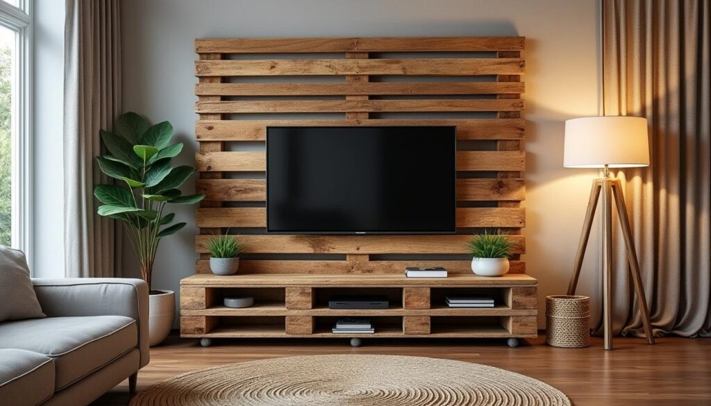 découvrez notre guide pratique pour habiller un mur avec une palette et créer un support tv original et personnalisé facilement.