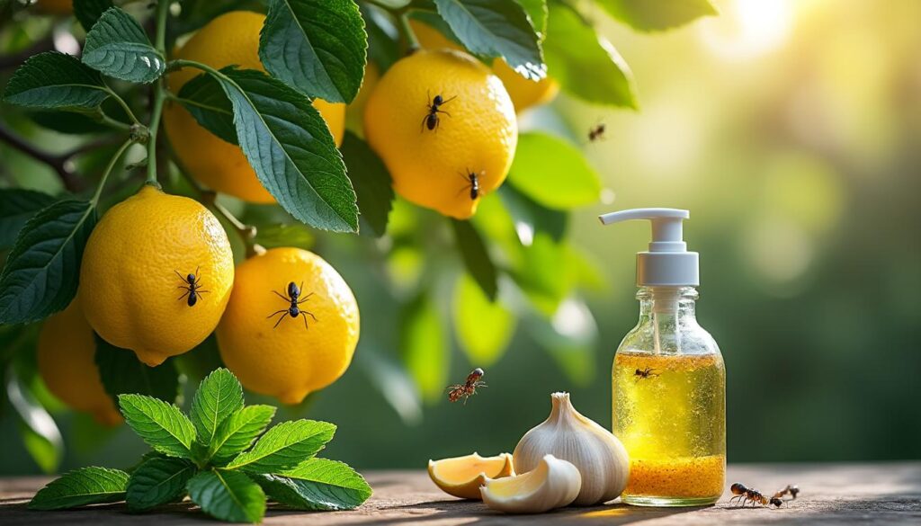 découvrez des méthodes naturelles et efficaces pour éliminer les fourmis sur votre citronnier et protéger votre arbre sans utiliser de produits chimiques.