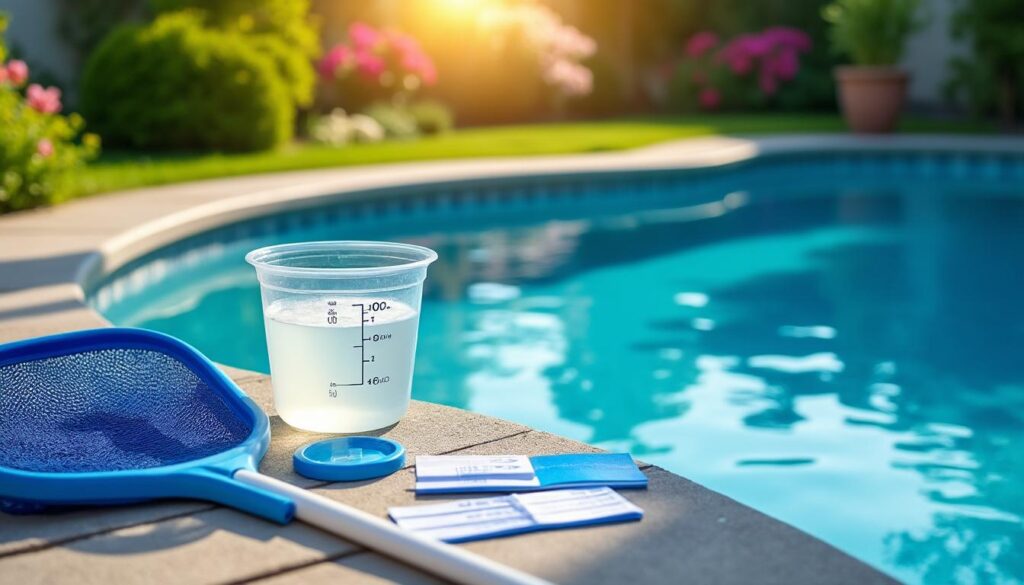 découvrez le guide complet pour un dosage précis de l'eau de javel dans une piscine de 50 m3 et assurez une eau propre et saine toute la saison.