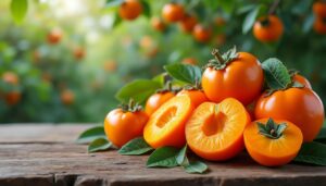 découvrez tout sur le fruit persimmon kaki : saveurs, utilisations culinaires et bienfaits pour la santé dans ce guide complet.