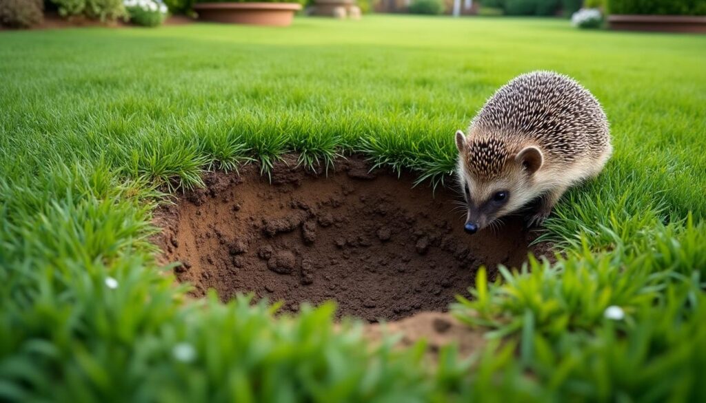 découvrez comment identifier un trou dans la pelouse causé par un hérisson et les étapes efficaces pour y remédier rapidement et préserver votre jardin.