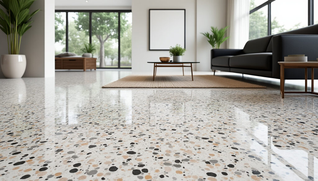 découvrez notre avis complet sur le terrazzo : explorez son style unique, ses conseils d'entretien pratiques et les avantages essentiels pour embellir votre intérieur.