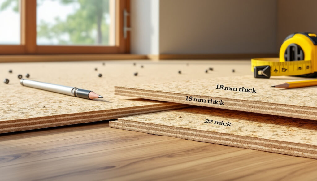 découvrez comment choisir entre un plancher osb de 18 mm ou 22 mm d'épaisseur pour garantir la durabilité et la solidité de votre construction.