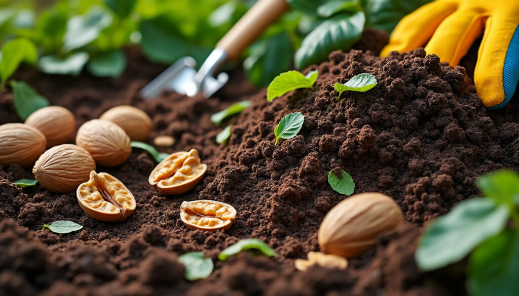 découvrez comment favoriser la décomposition efficace des coquilles de noix au compost grâce à nos conseils pratiques et faciles à appliquer.