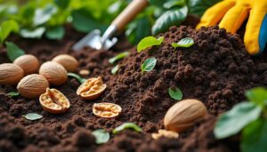 découvrez comment favoriser la décomposition efficace des coquilles de noix au compost grâce à nos conseils pratiques et faciles à appliquer.